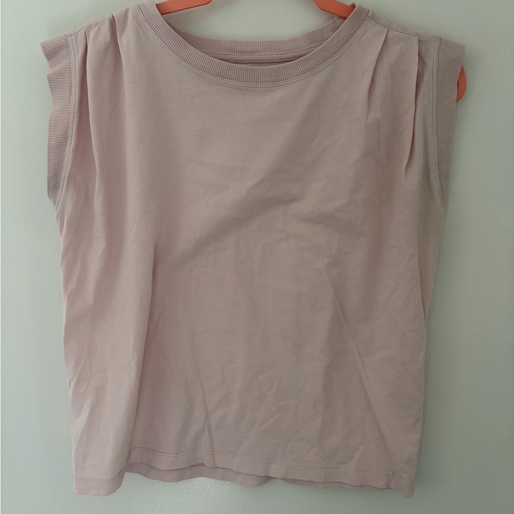 LOFT Blush Pink Muscle Tee